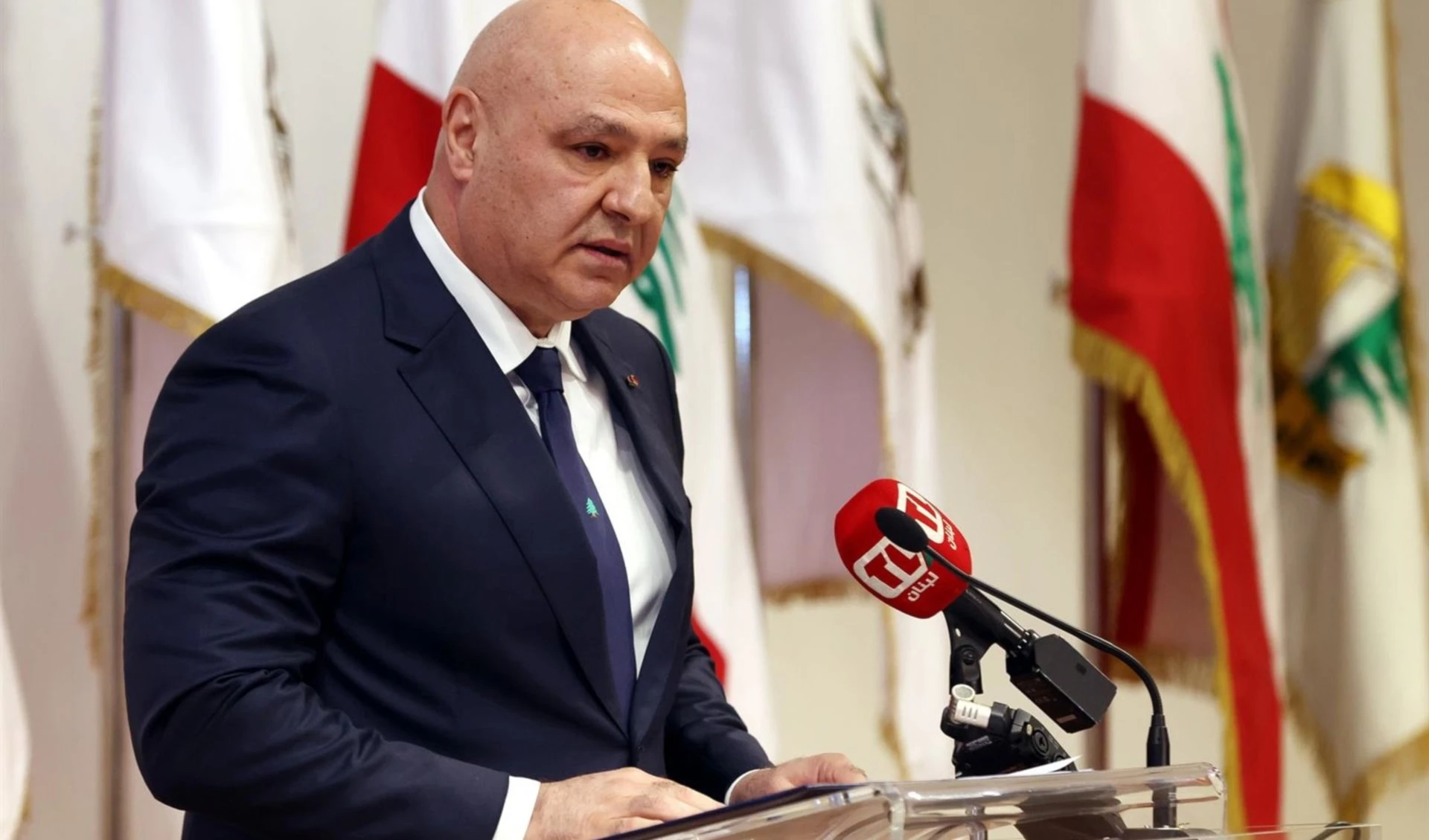 El presidente de Líbano, Joseph Aoun.