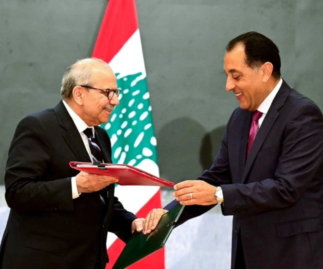 Salam y Madbouly al concluir la décima sesión del Comité Superior Conjunto Libanés-Egipcio