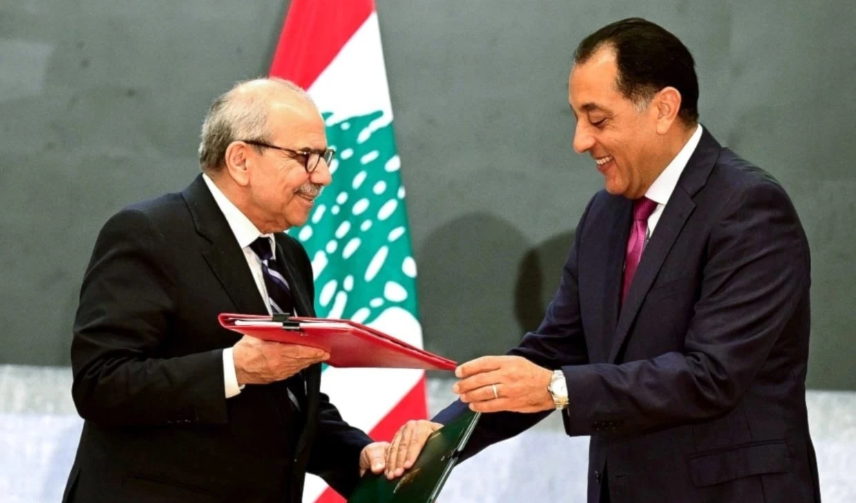 Salam y Madbouly al concluir la décima sesión del Comité Superior Conjunto Libanés-Egipcio