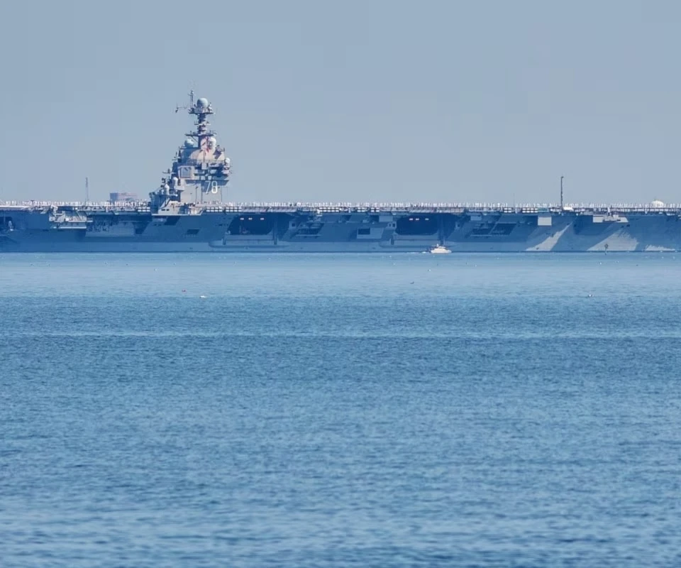 Estados Unidos desplegó en el Caribe su mayor portaviones el "Gerald Ford". (Foto: AP)