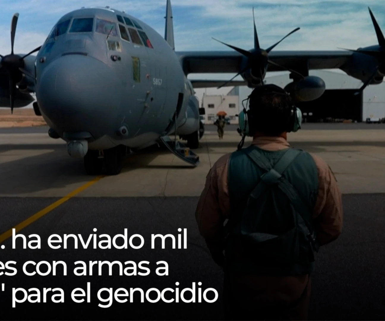 EE.UU. ha enviado mil aviones con armas a "Israel" para el genocidio en Gaza