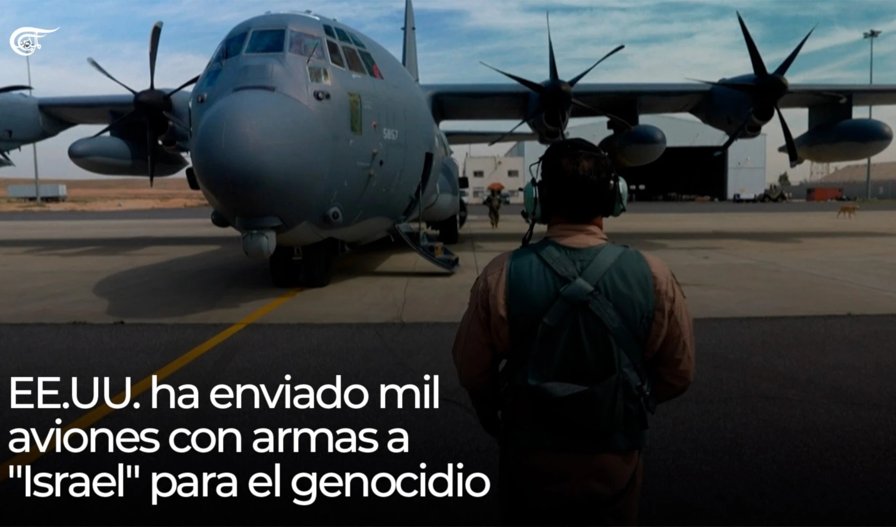 EE.UU. ha enviado mil aviones con armas a "Israel" para el genocidio en Gaza