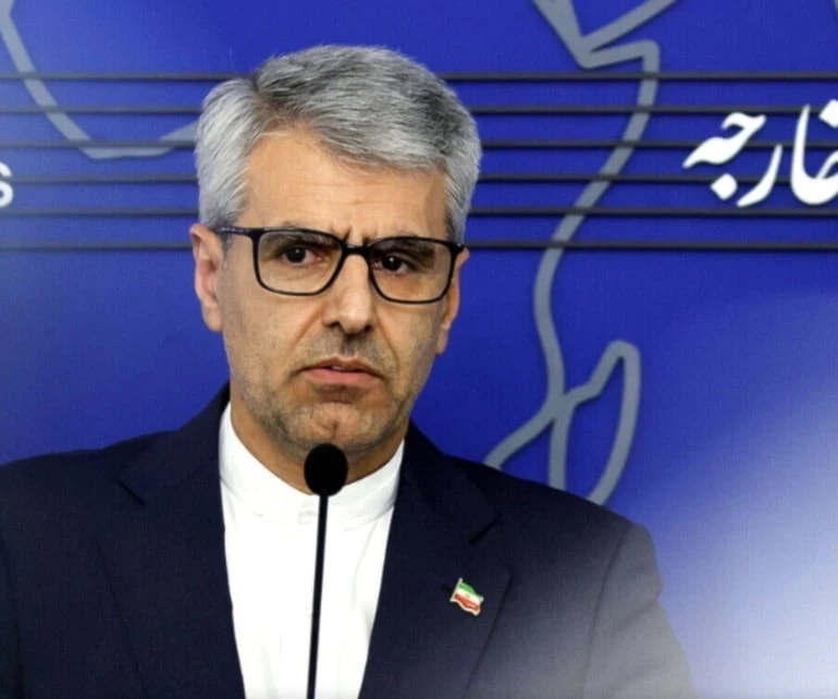 El portavoz del Ministerio de Asuntos Exteriores iraní, Esmail Baghaei.