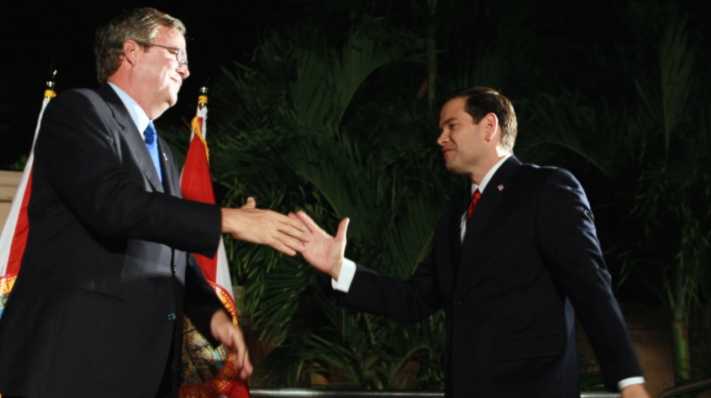 Bush y Rubio mecen la cuna política de María Corina Machado