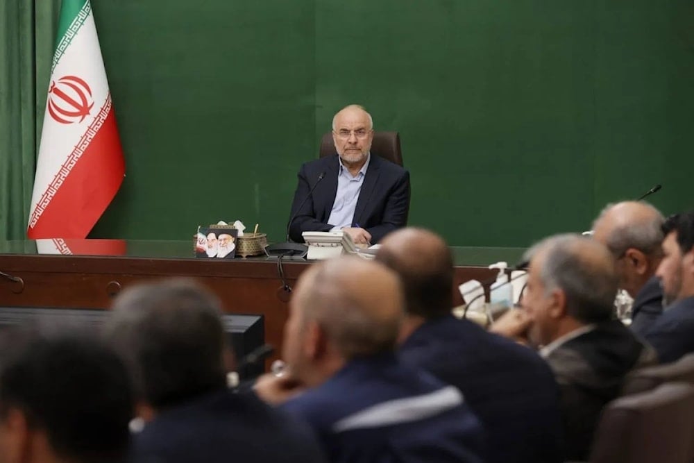 El presidente del Parlamento de Irán, Mohamad Baqer Qalibaf.