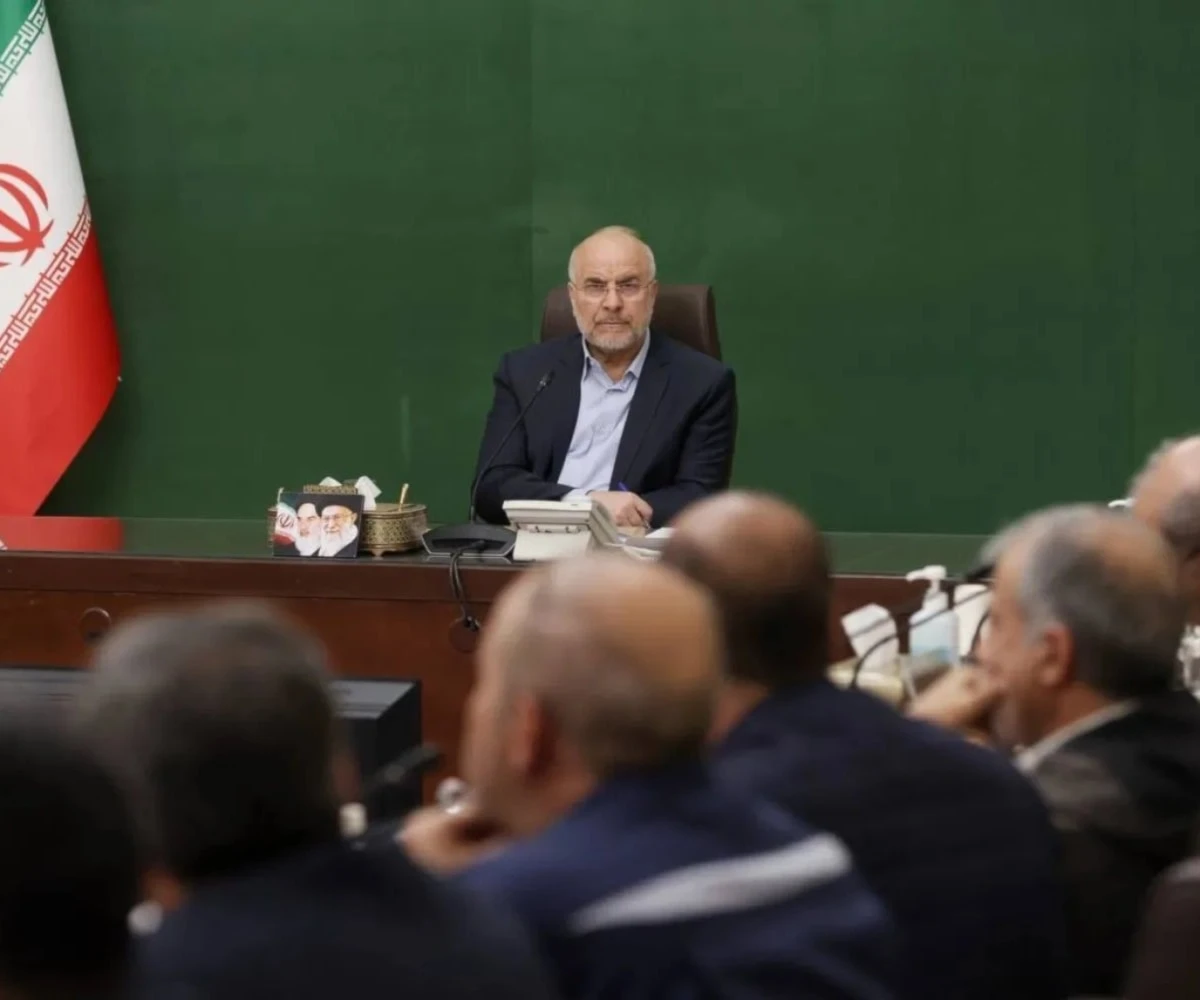 El presidente del Parlamento de Irán, Mohamad Baqer Qalibaf.