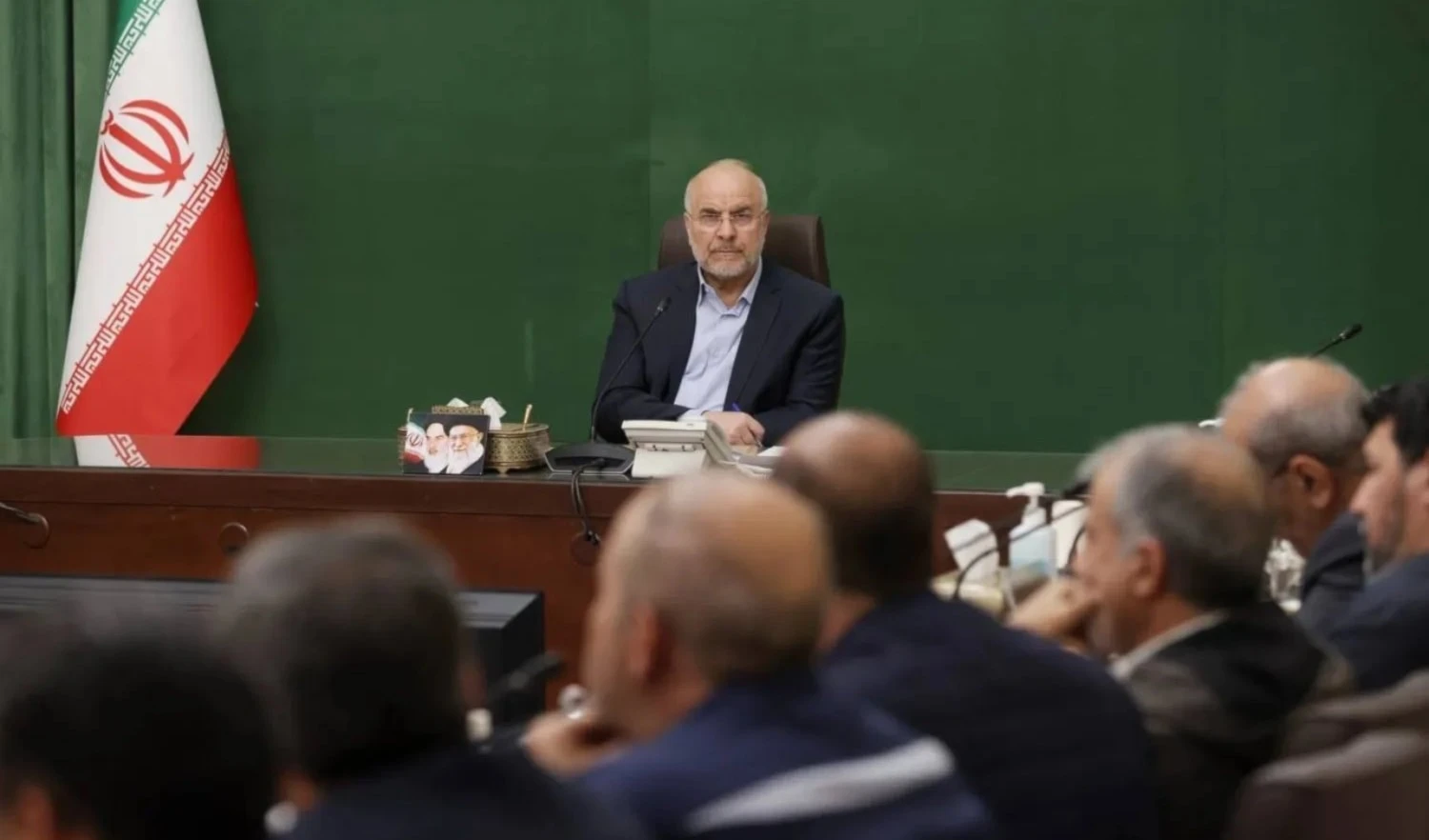 El presidente del Parlamento de Irán, Mohamad Baqer Qalibaf.