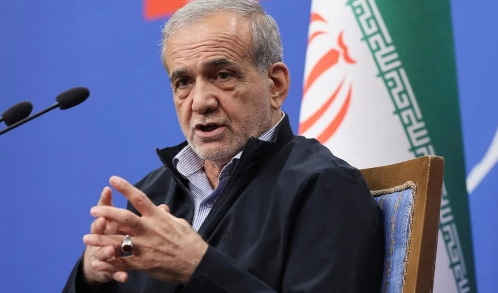 El presidente de Irán, Masoud Pezeshkian.