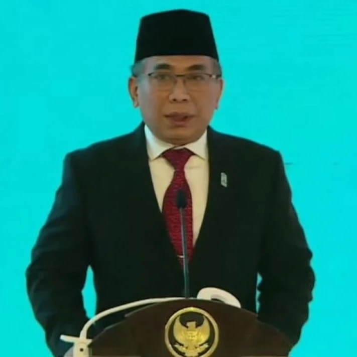 El presidente de organización islámica Nahdlatul Ulama de Indonesia, Yahya Khalil Thakuf Thabat.