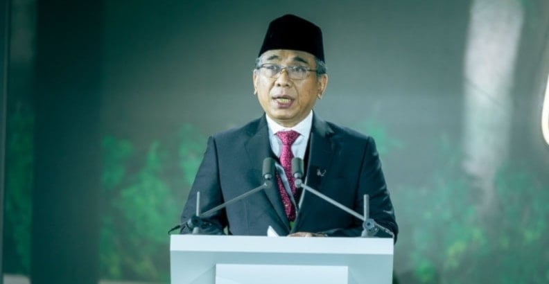 El presidente de organización islámica Nahdlatul Ulama de Indonesia, Yahya Khalil Thakuf Thabat.