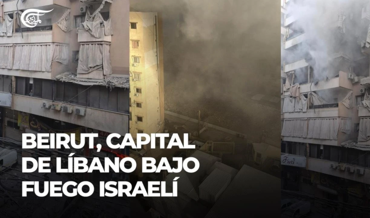 BEIRUT, CAPITAL DE LÍBANO BAJO FUEGO ISRAELÍ