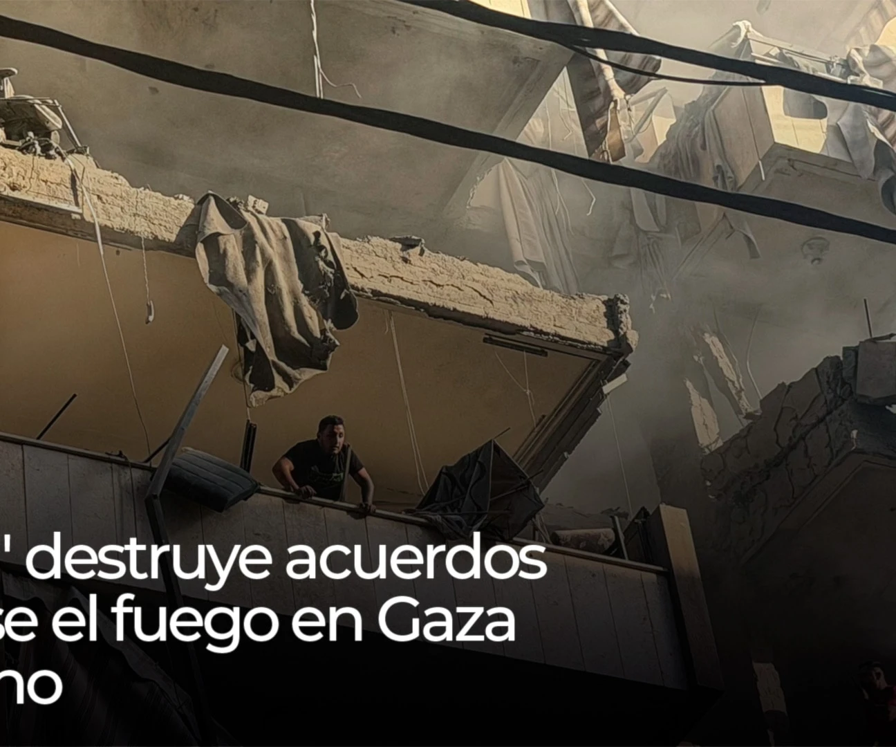 "Israel" destruye los acuerdos de cese el fuego en Gaza y Líbano