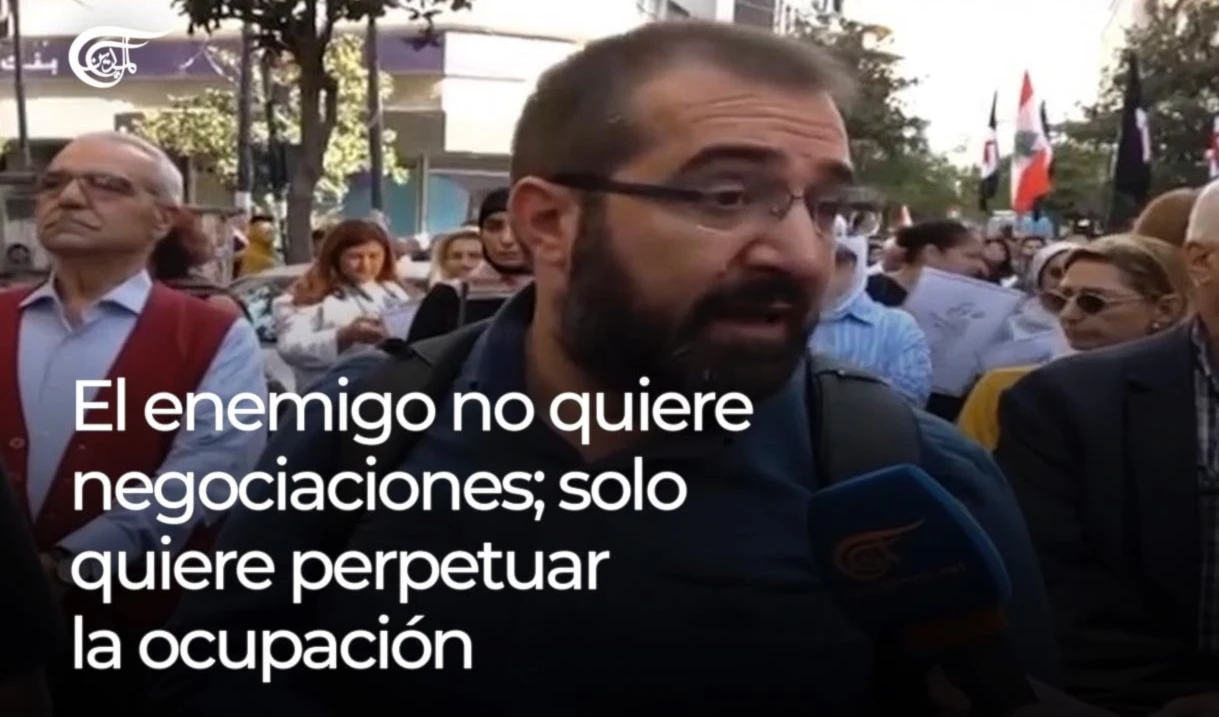 El enemigo no quiere negociaciones; solo quiere perpetuar la ocupación