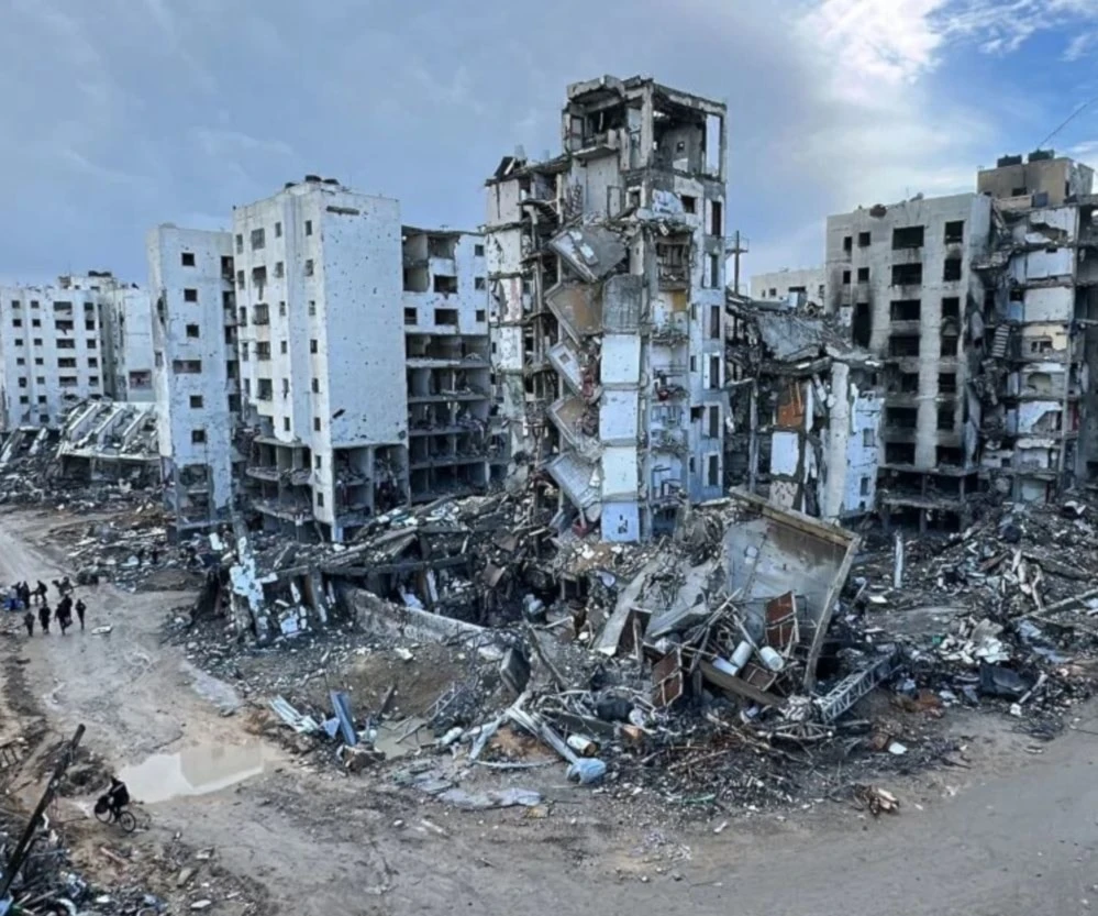 Destrucción causada en Khan Younis por los ataques israelíes de los últimos dos años. (Foto: Getty Images)