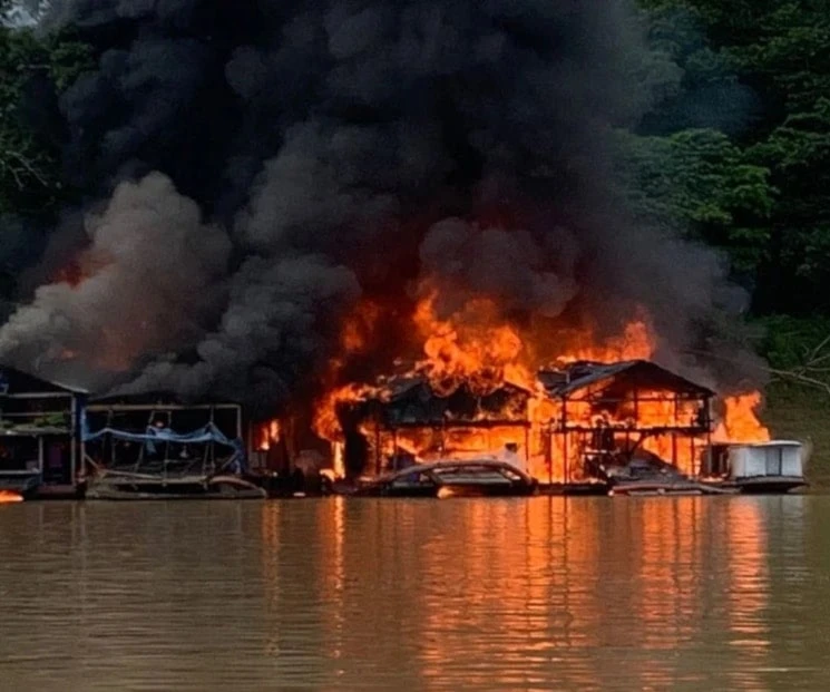 Minería en Brasil: destruyen dragas ilegales en el río Madeira