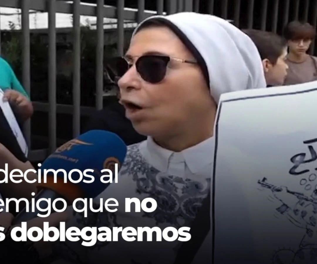 Le decimos al enemigo que no nos doblegaremos