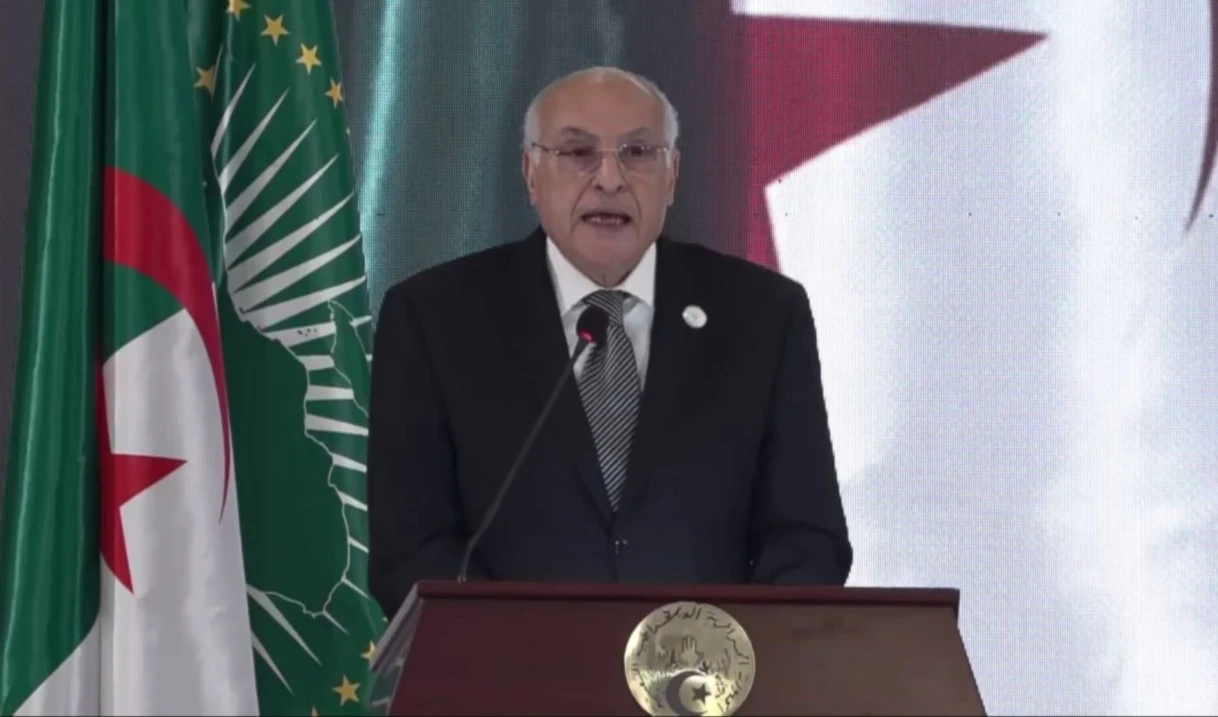 El ministro de Asuntos Exteriores argelino, Ahmed Attaf.