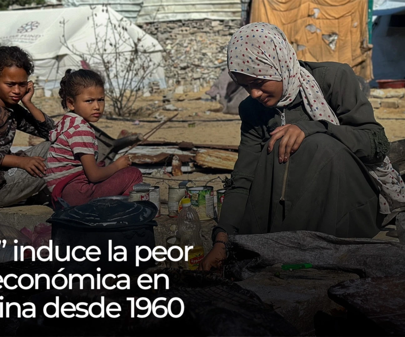 “Israel” induce la peor crisis económica en Palestina desde 1960