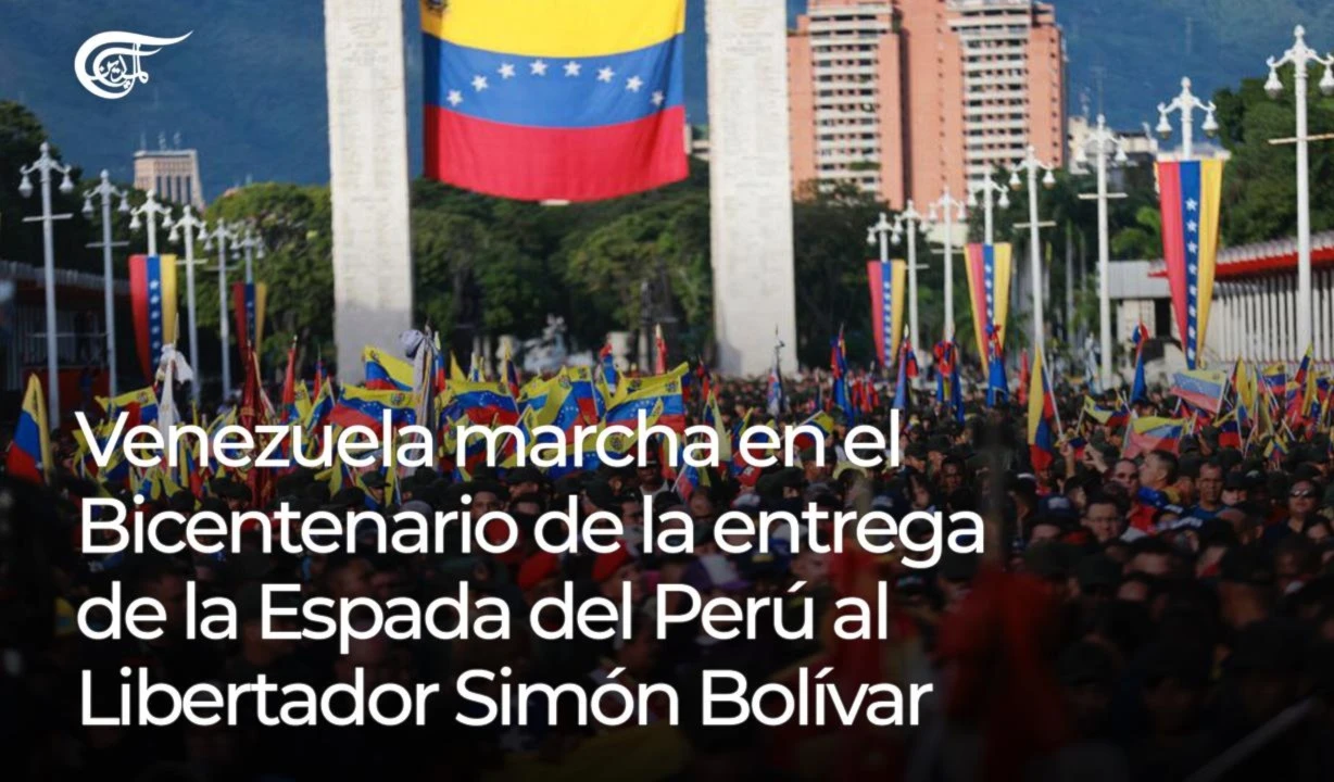 Venezuela marcha con el espíritu del Libertador Simón Bolívar