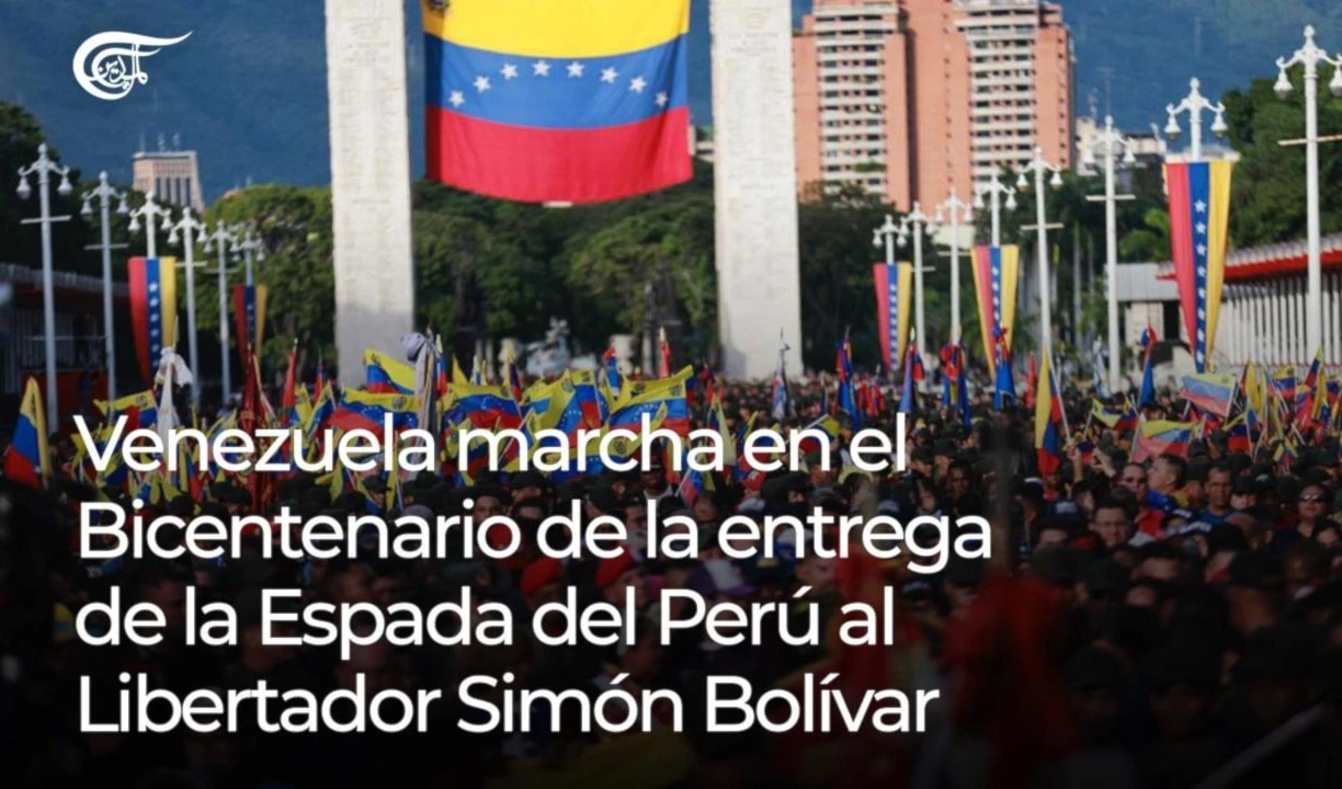 Venezuela marcha con el espíritu del Libertador Simón Bolívar
