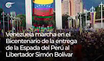 Venezuela marcha con el espíritu del Libertador Simón Bolívar