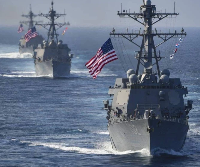 EE. UU. mantiene un despliegue militar sin precedentes en el Caribe. (Foto: Presstv)