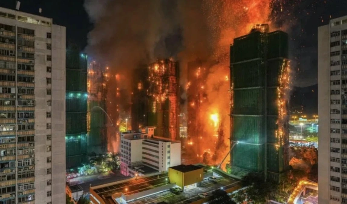 Incendio en Hong Kong: 83 muertos y 250 desaparecidos