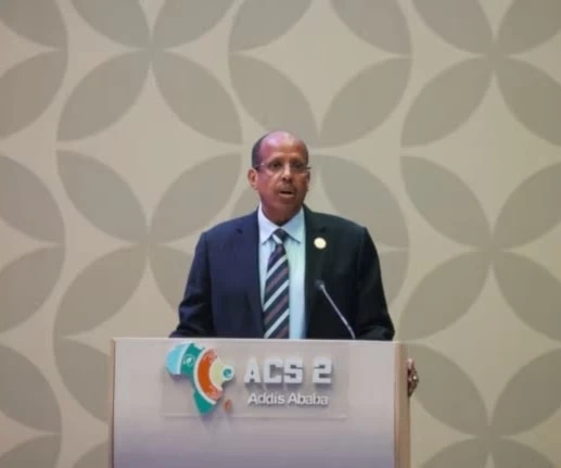 El presidente de la Comisión de la Unión Africana (UA), Mahmoud Ali Youssouf.