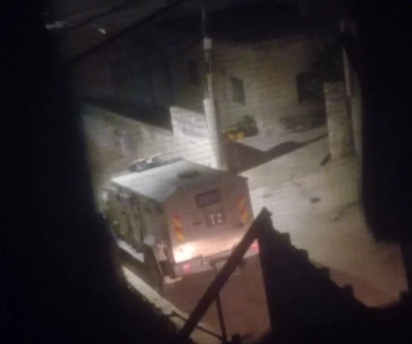 Un vehículo militar israelí en la incursión a Tubas, Cisjordania. (Foto: Redes Sociales)