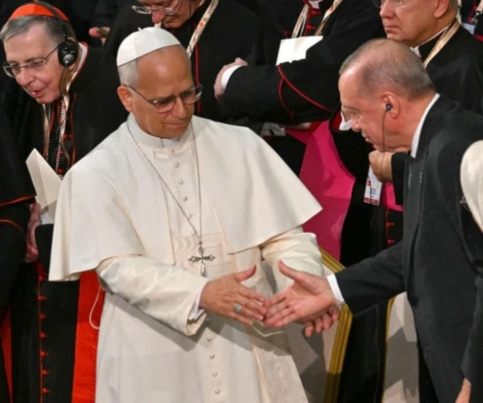 El Papa elogia la postura de Erdogan sobre Palestina