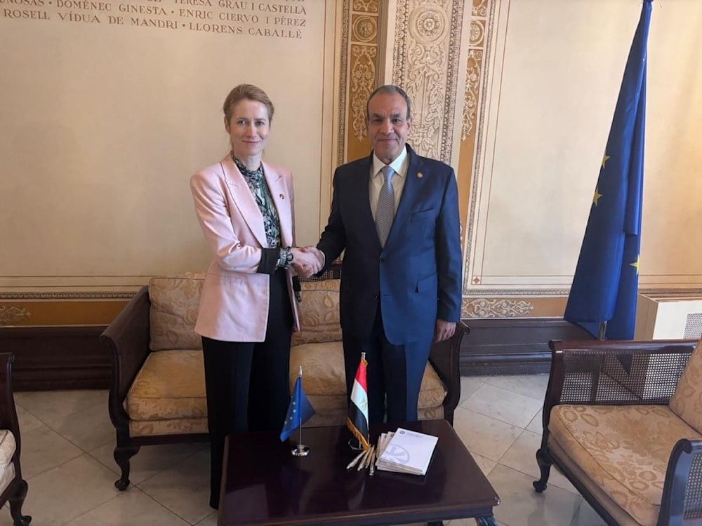 Encuentro entre el canciller egipcio Badr Abdellaty y la alta representante de la UE, Kaja Kallas.