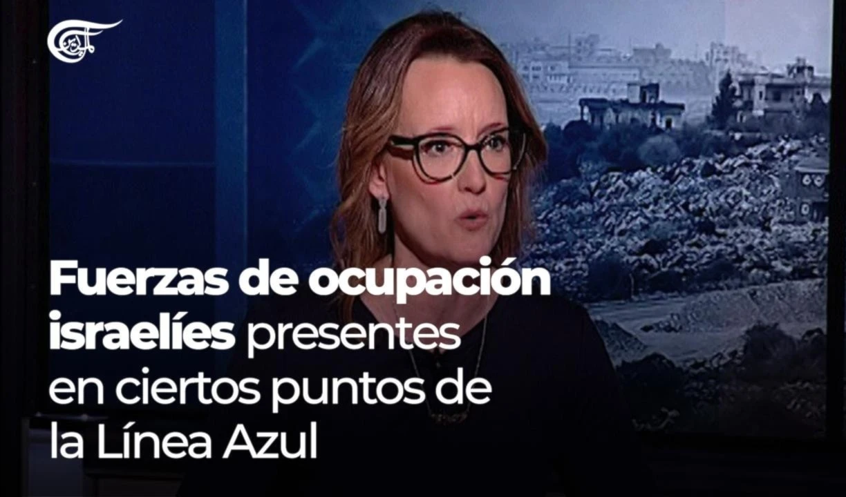 Fuerzas de ocupación israelíes presnetes  en ciertos puntos de  la Línea Azul