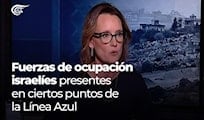 Fuerzas de ocupación israelíes presentes en ciertos puntos de  la Línea Azul