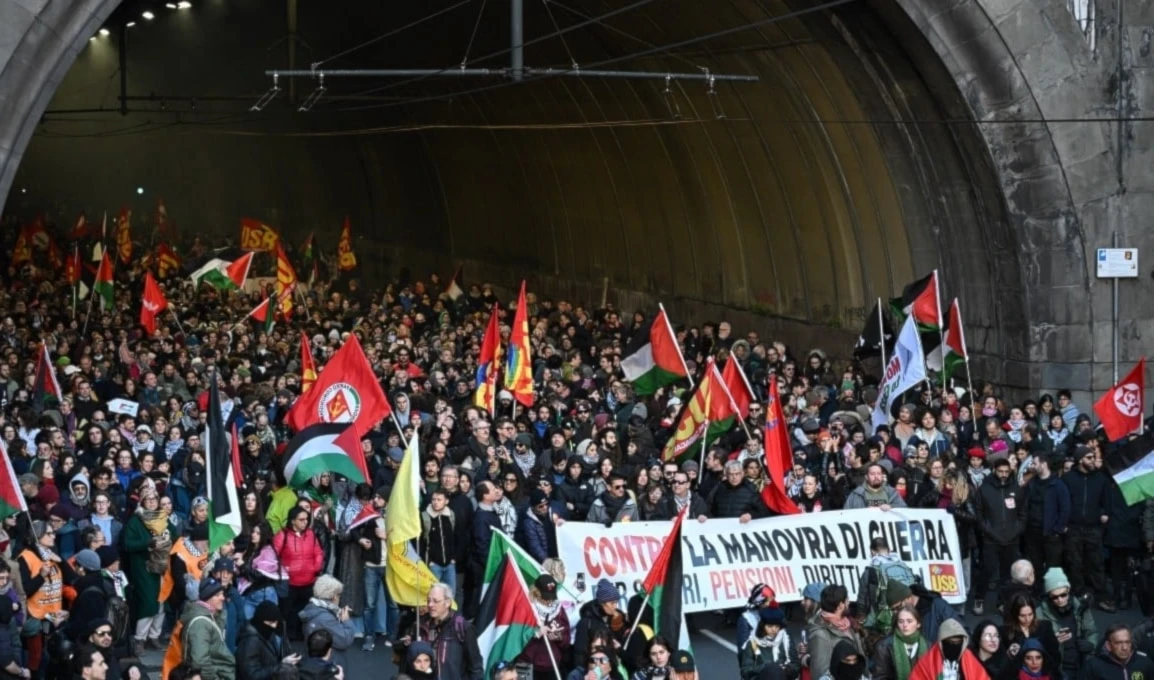 Huelgas en Italia paralizan transporte en rechazo al rumbo de Meloni