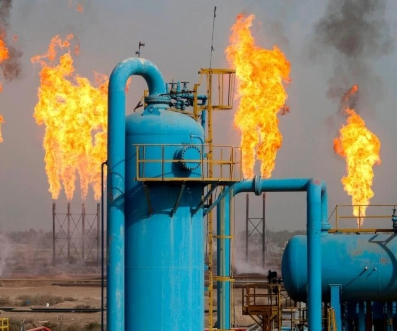 Campo petrolífero de Khor Mor, en Irak (Foto: Reuters)