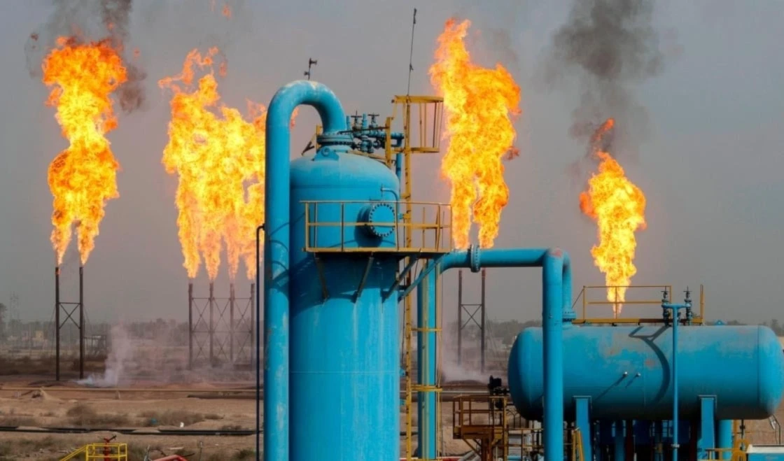 Campo petrolífero de Khor Mor, en Irak (Foto: Reuters)