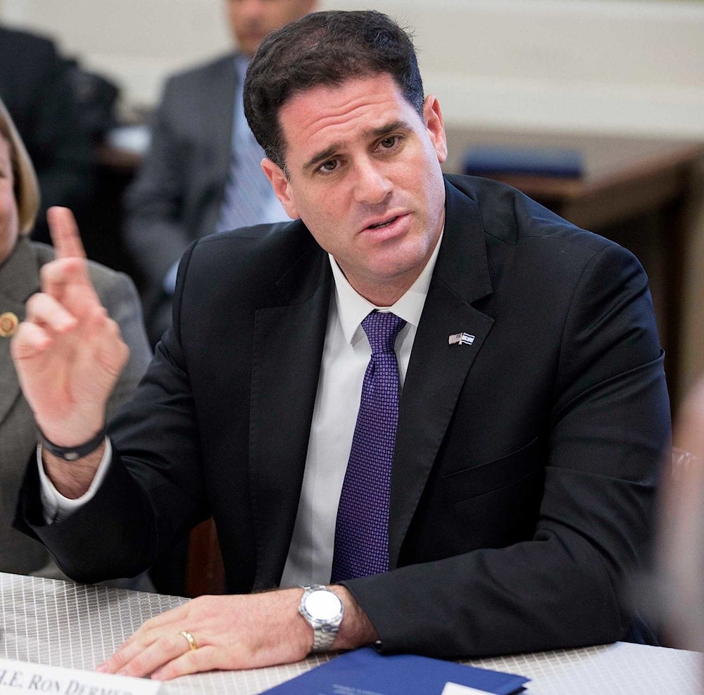El ministro israelí de Asuntos Estratégicos, Ron Dermer.