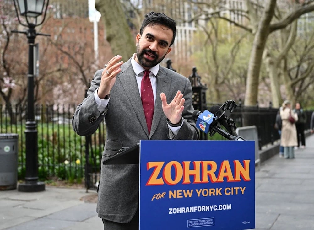  El candidato socialista para la alcaldía de Nueva York, Zahran Mamdani.  