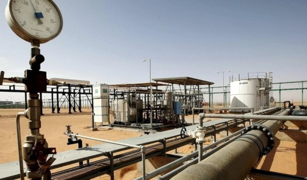 Refinería de gas en Libia
