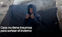 Gaza no tiene insumos para sortear el invierno