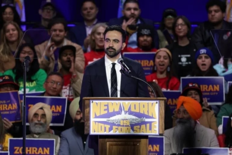 Zahran Mamdani, demócrata, favorito para la alcaldía de New York