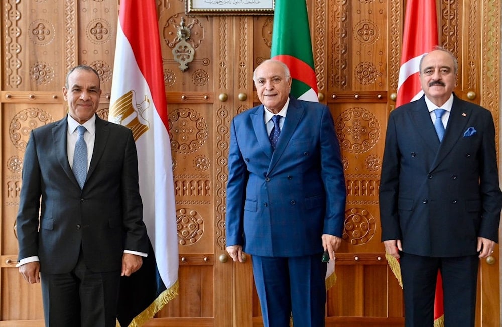 Ministros de Asuntos Exteriores de Egipto, Argelia y Túnez