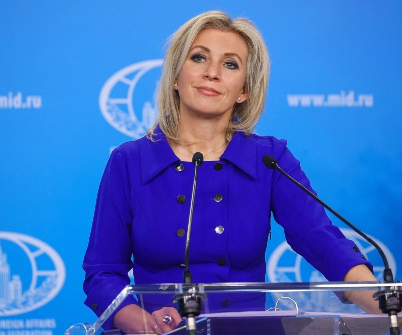 La portavoz del Ministerio de Asuntos Exteriores ruso, María Zajárova.