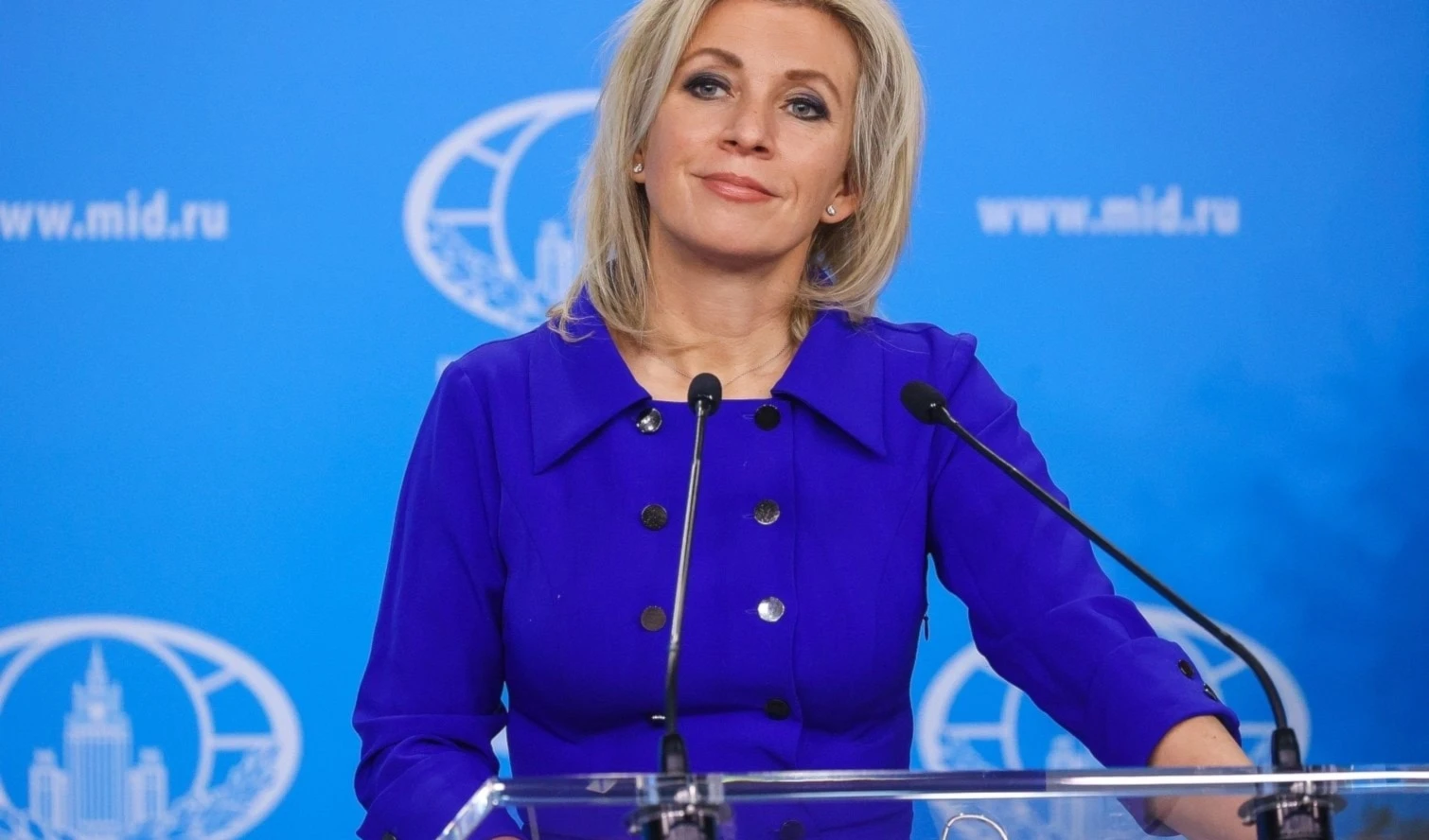 La portavoz del Ministerio de Asuntos Exteriores ruso, María Zajárova.