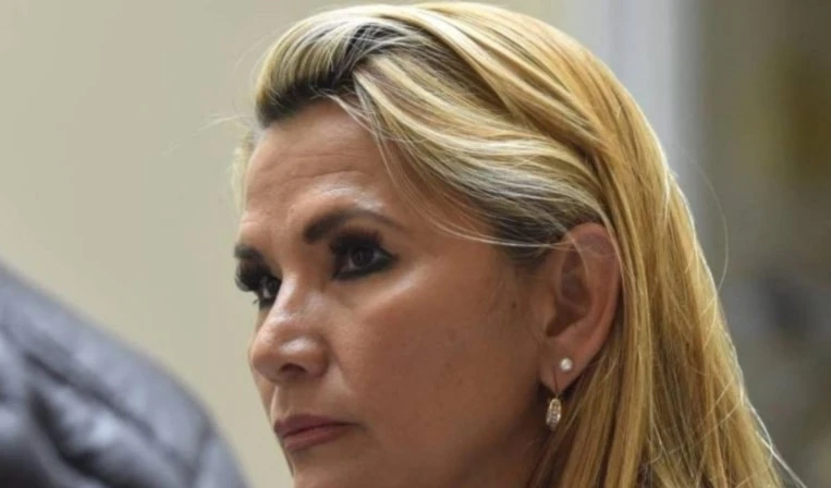 La golpista Jeanine Áñez.