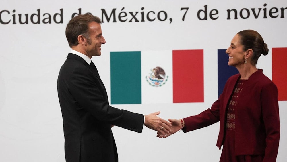 Macron realizó una corta visita oficial a México. 