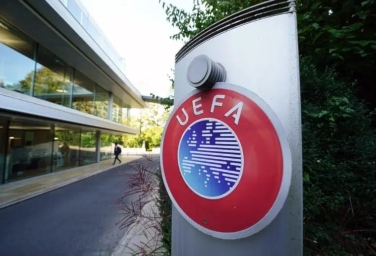 Sede de la Unión de Asociaciones Europeas de Fútbol (UEFA) en Suiza. (Foto: AP)