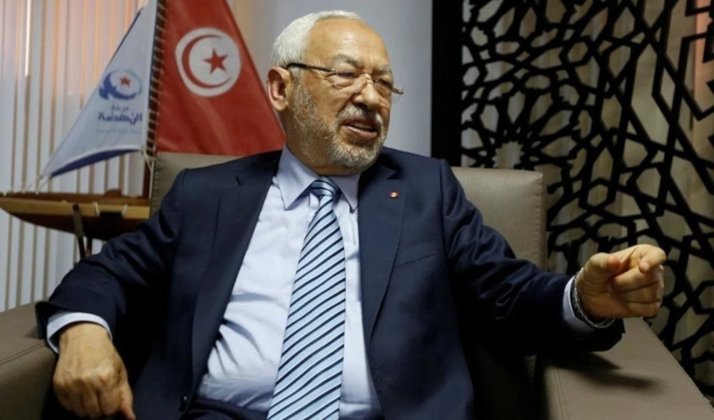 El líder opositor tunecino, Rached Ghannouchi.