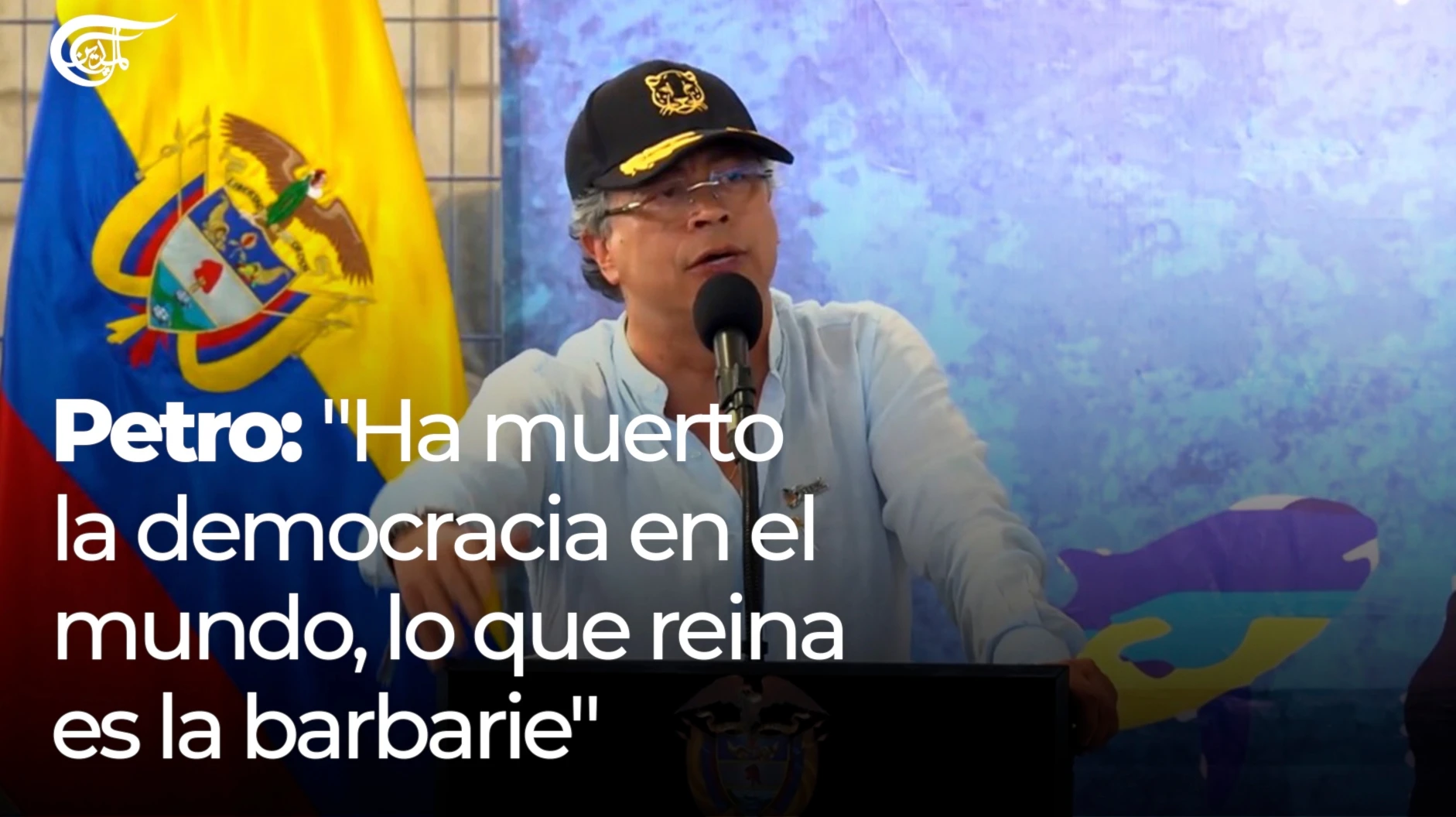 Petro: "Ha muerto la democracia en el mundo, lo que reina es la barbarie"
