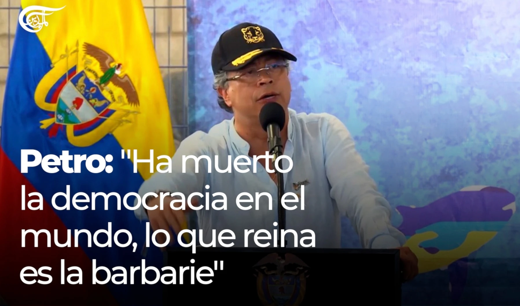 Petro: "Ha muerto la democracia en el mundo, lo que reina es la barbarie"